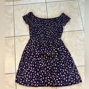 Mossimo off the shoulder purple floral dress